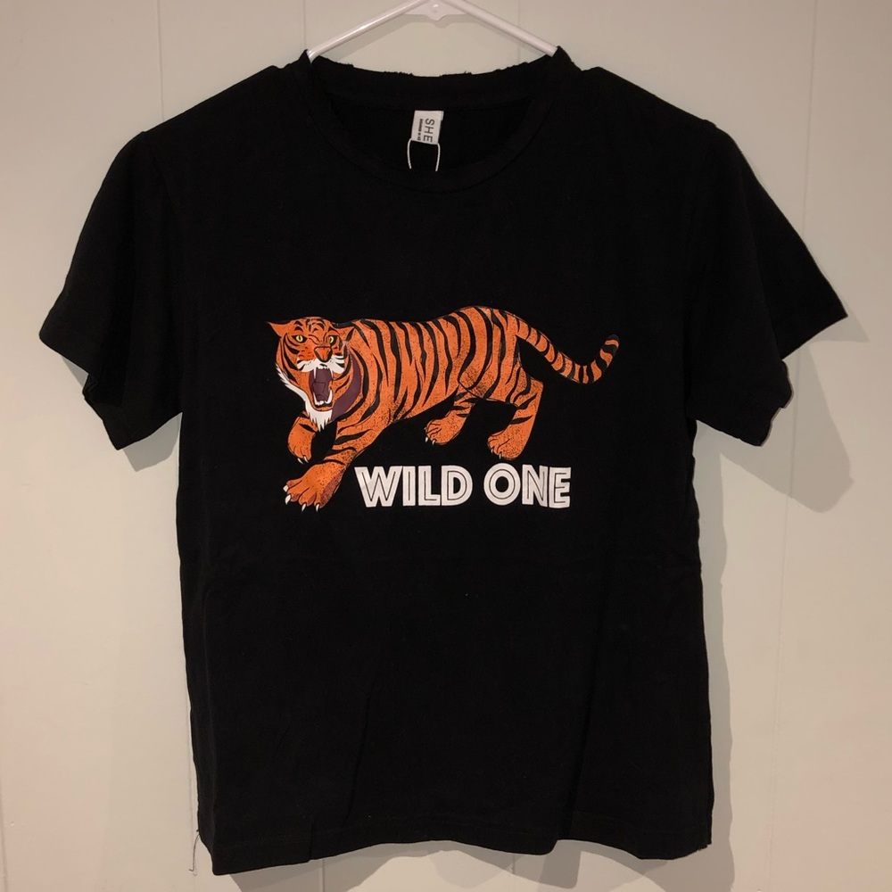 SHEKOU Wild One shirt size L